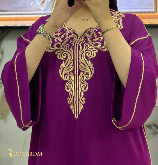 غندورة مغربية أنيقة بتطريز فاخر ✨