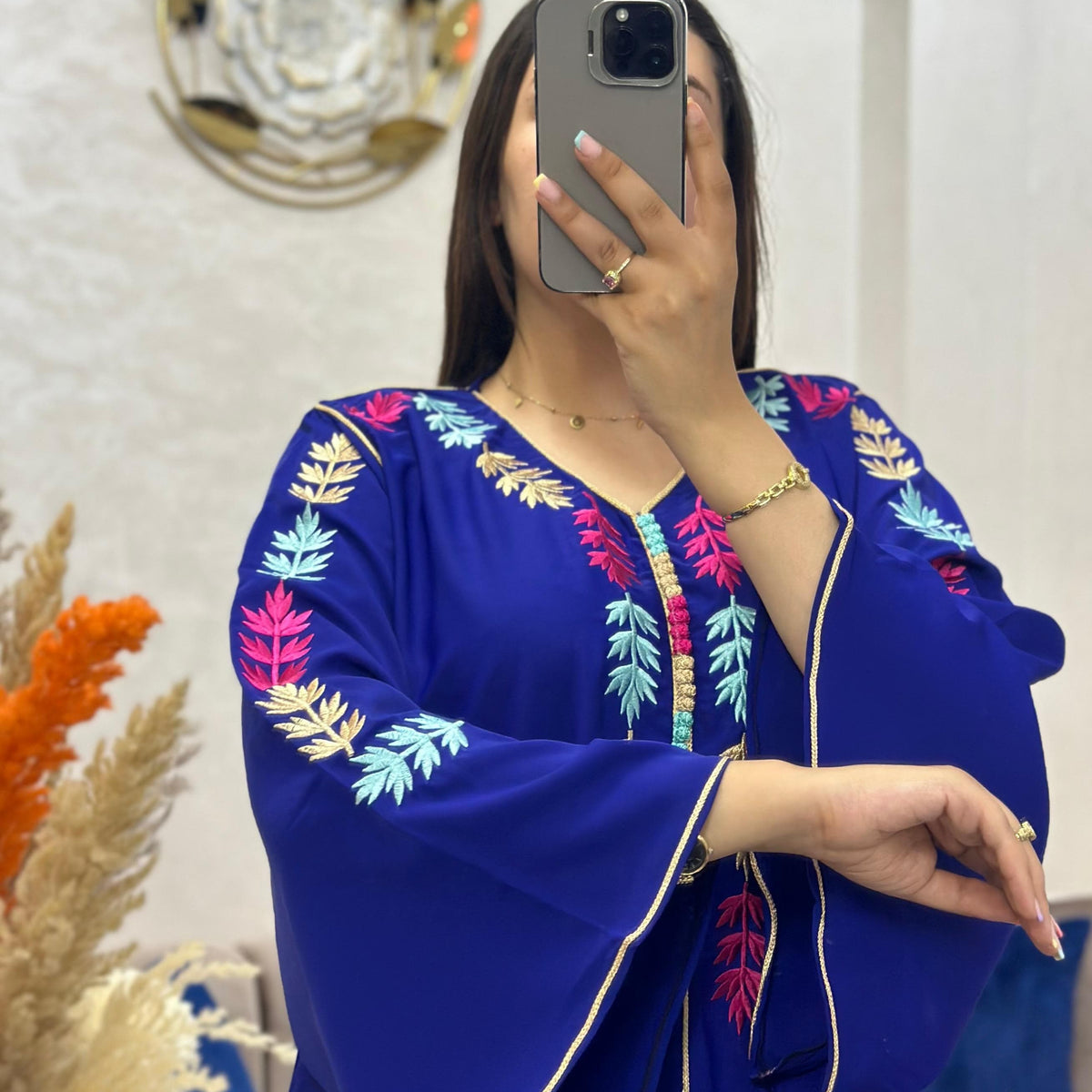 قفطان كلوش فاخر للأنوثة الراقية 💫