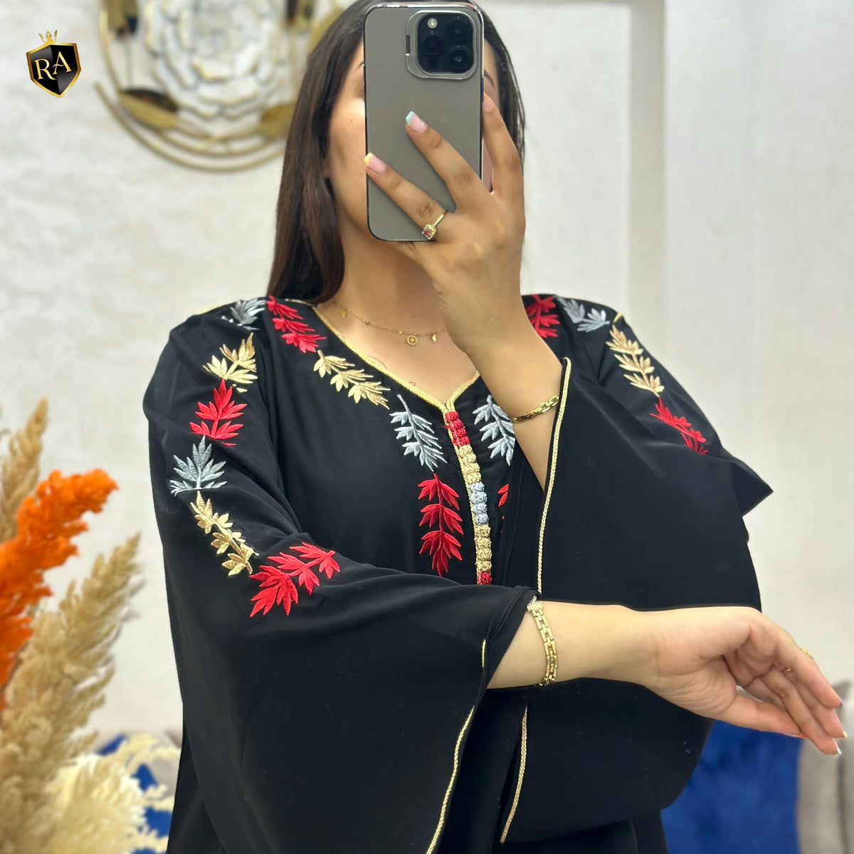 قفطان كلوش فاخر للأنوثة الراقية 💫